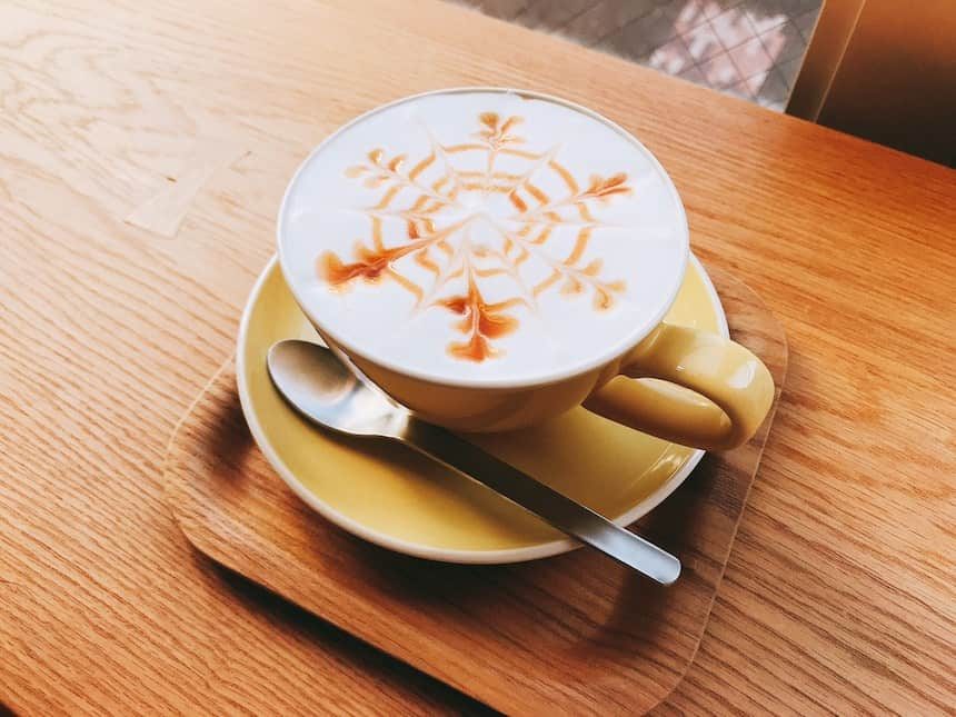 SUIDOMICHI coffeeのキャラメルラテ